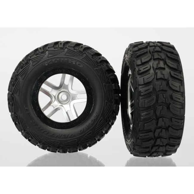 Kumho banden op SCT 2.2/3.0 velgen mat chroom/zwart (2)