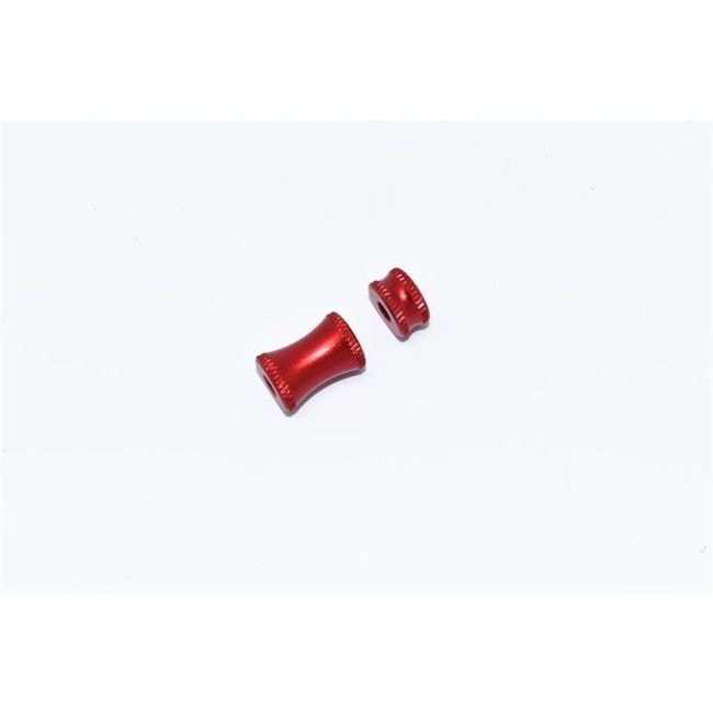 ALUMINUM COLLAR FOR REAR CHASSIS BRACE -2PC SET red