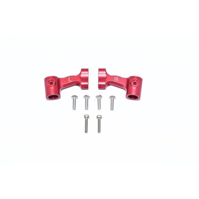 ALUMINUM REAR BODY POST MOUNT -8PC SET red