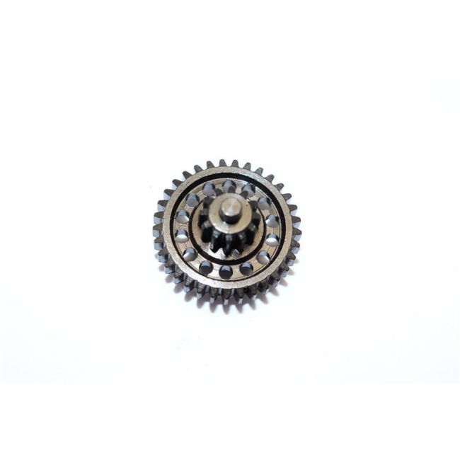 STEEL #45 DOUBLE SPEED REDUCTION GEARS-1PC black