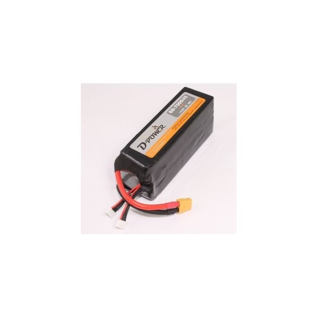 D-Power SD-7000 6S Lipo (22,2V) 45C - XT-60 Stecker