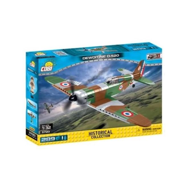 COBI-5720 HC WWII Dewoitine d.520c1 273 Pcs