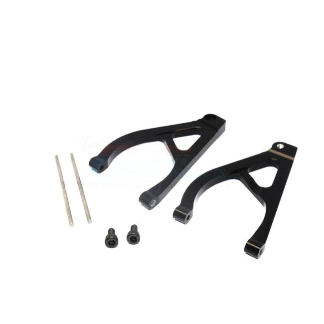 ALUMINIUM REAR UPPER ARM - 1PR SET black