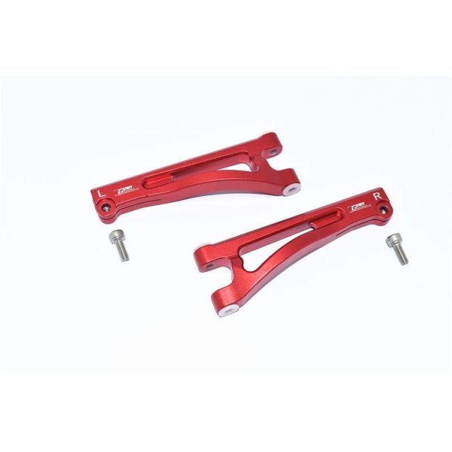 ALUMINUM FRONT UPPER ARMS -4PC SET red