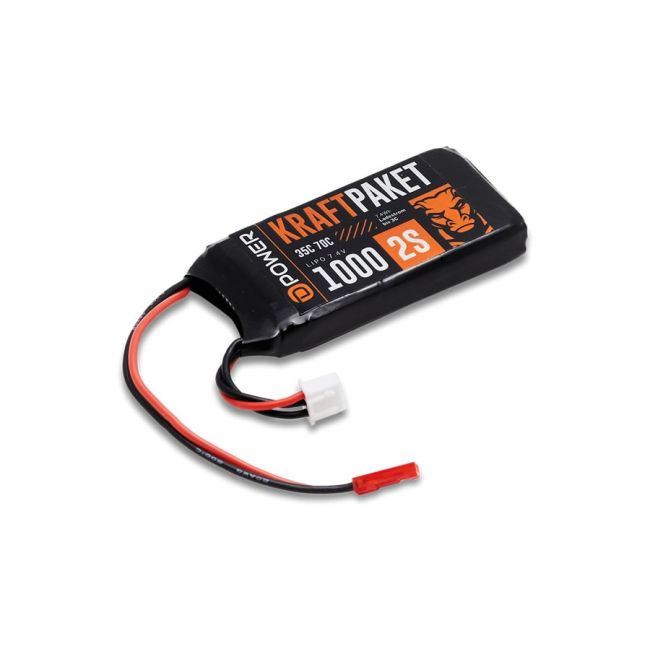 D-Power KRAFTPAKET 1000 2S LIPO 7,4 V 35/70C - BEC Article number: KP10002