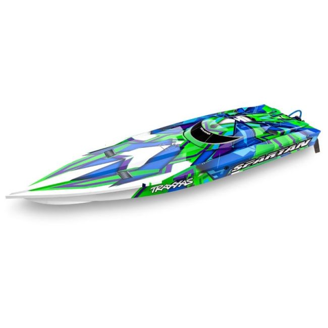 SLVR TRAXXAS SPARTAN groene 36-inch raceboot