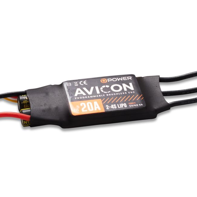  D-Power AVICON 20A S-BEC Brushless Regelaar