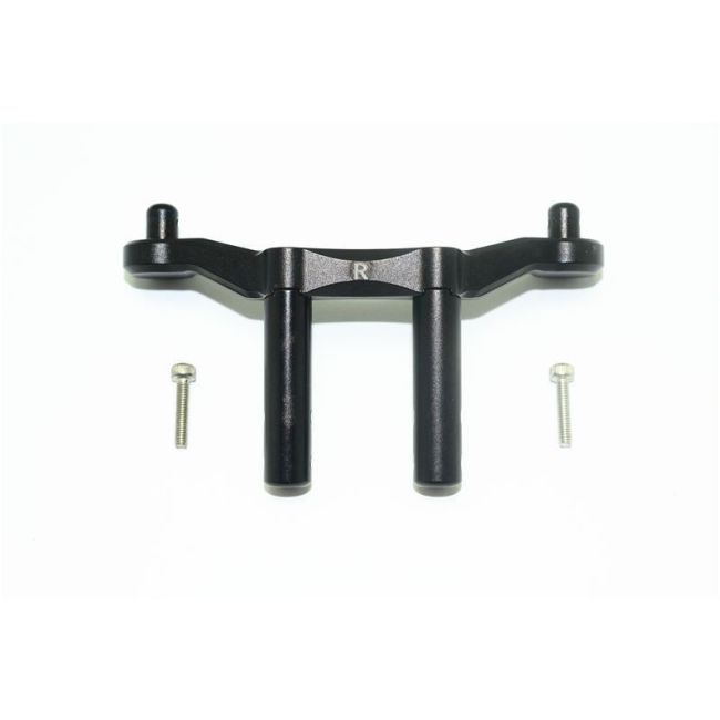 ALUMINUM REAR BODY MOUNT & POST -3PC SET black