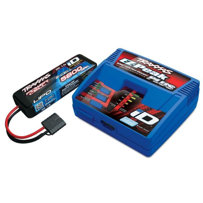 EZ-Peak Plus snellader 4A & LiPo 5800mAh 2s 25C set