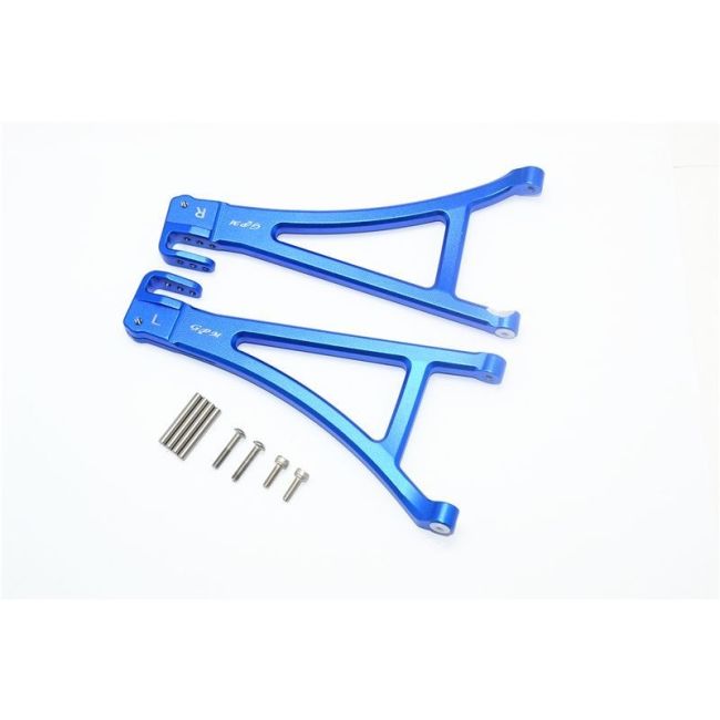 ALUMINUM FRONT LOWER SUSPENSION ARM -10PC SET blue