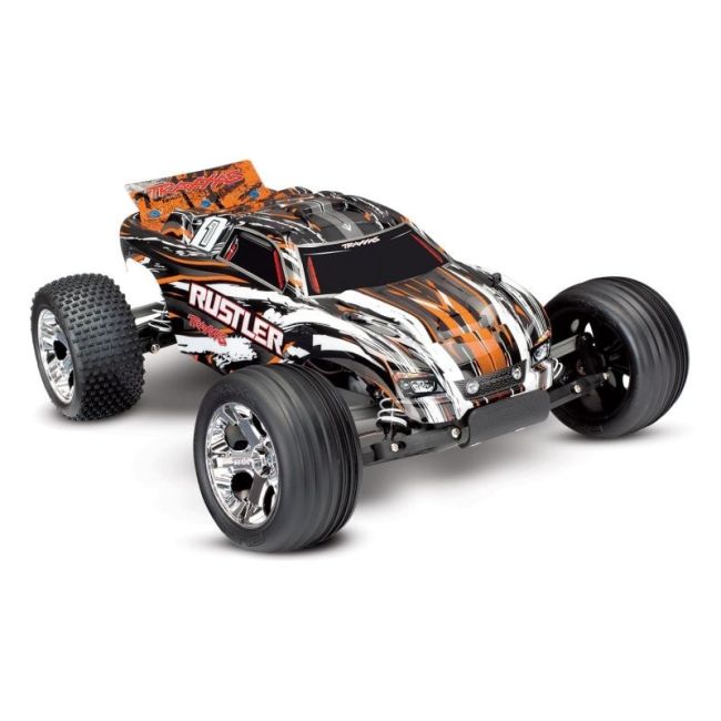 TRAXXAS Rustler oranje RTR zonder Accu/Lader