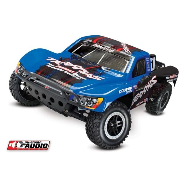 TRAXXAS Slash blau RTR Onboard-Audio +12V-Lader+Akku