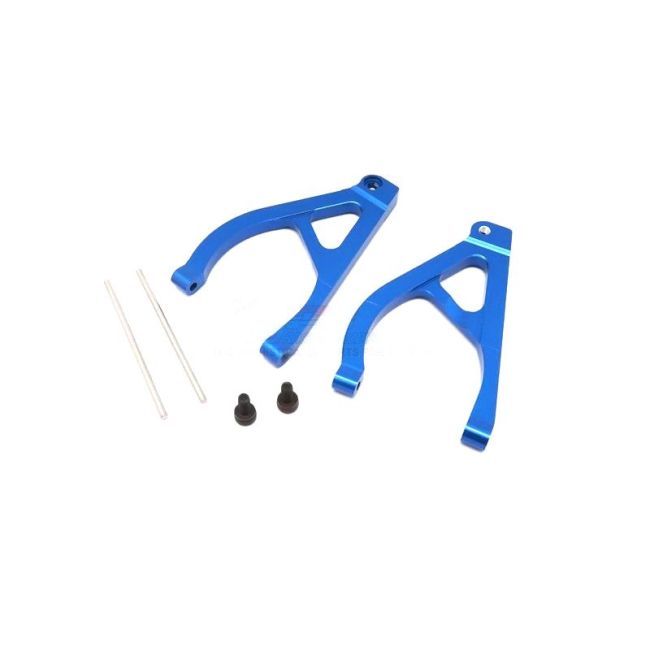 ALUMINIUM REAR UPPER ARM - 1PR SET blue