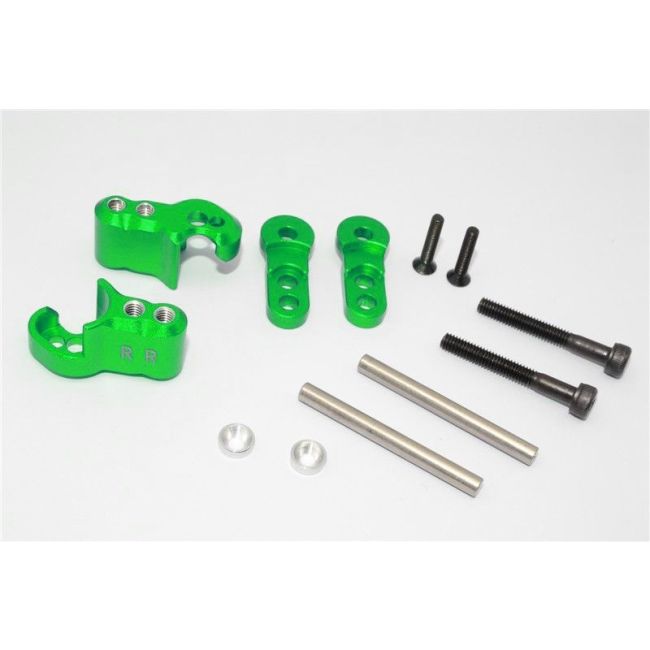 ALUMINIUM REAR ADJUSTABLE SHOCK MOUNT - 1SET green