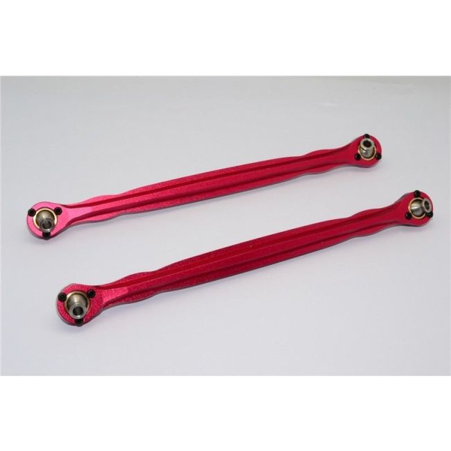 ALUMINIUM FRONT STEERING ROD -1PR red