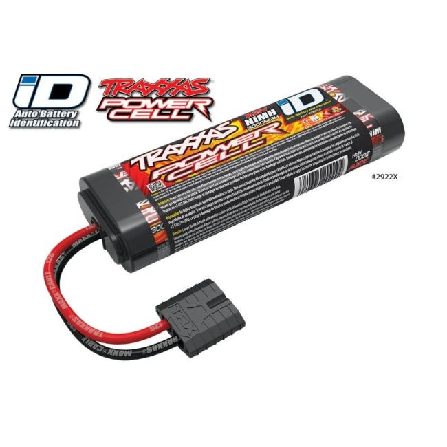 Power Cell NiMH 6-cels stick 3000mAh 7,2V