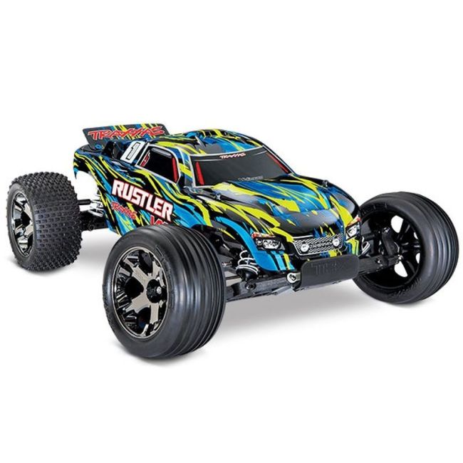 TRAXXAS Rustler VXL gelb BL ohne Akku/Lader