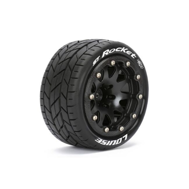 LOUISE, LT3311SBH, MFT ST-ROCKET bead-lock velg zwart 1/2 offset