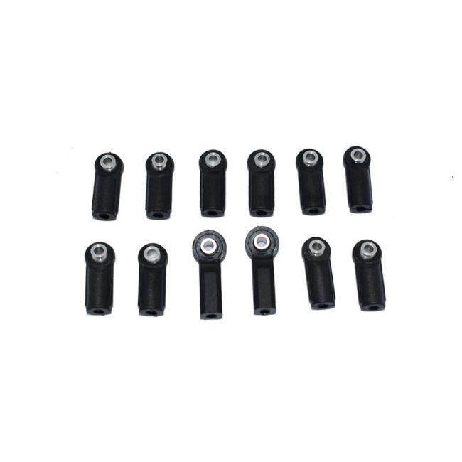 PLASTIC BALL ENDS FOR TRX4160 - 14PC SET black