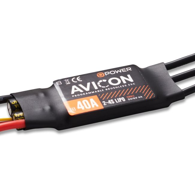 D-Power AVICON 40A S-BEC Brushless Regelaar