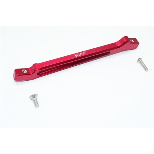 ALUMINUM FRONT STEERING SUPPORT MOUNT-3PC SET red