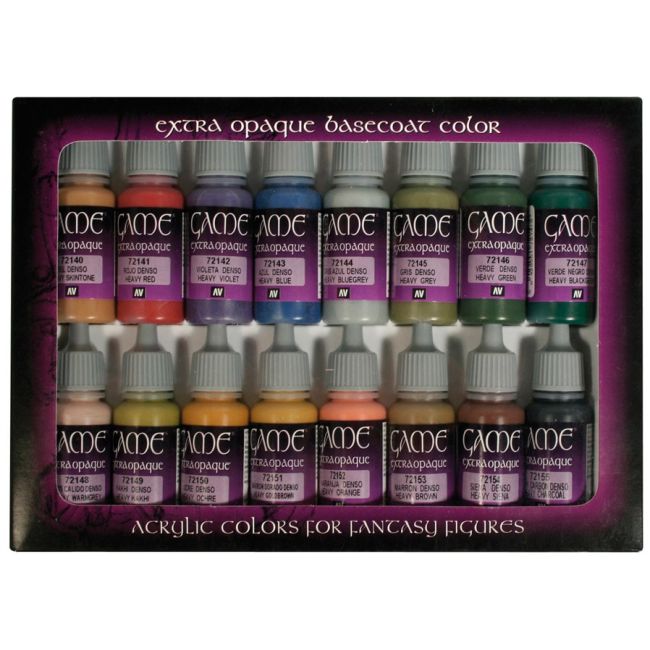 Game Color Set: Extra Opaque Basecoat Kleuren (16) (all)