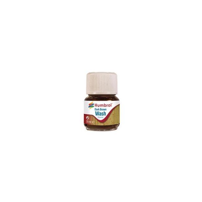 28ML ENAMEL WASH DARK BROWN