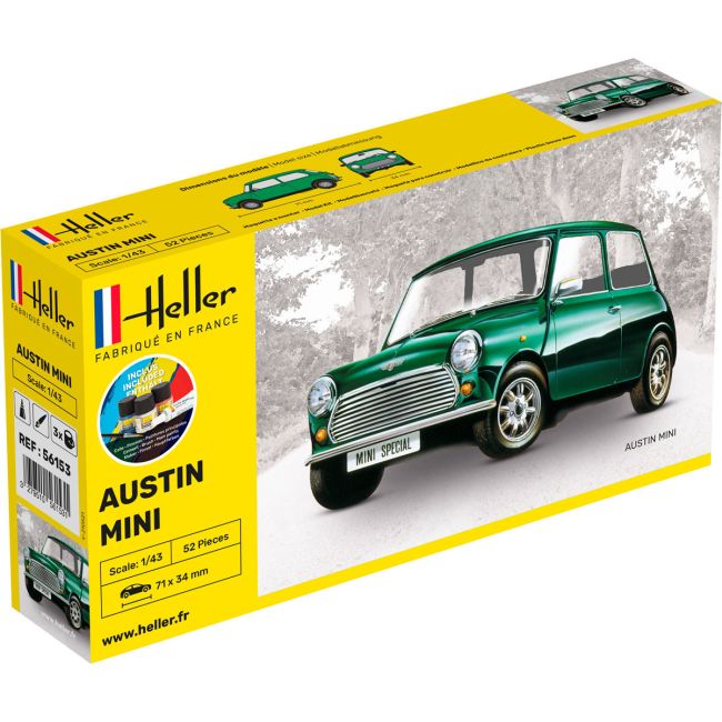 Heller 1/43 STARTER KIT AUSTIN MINI