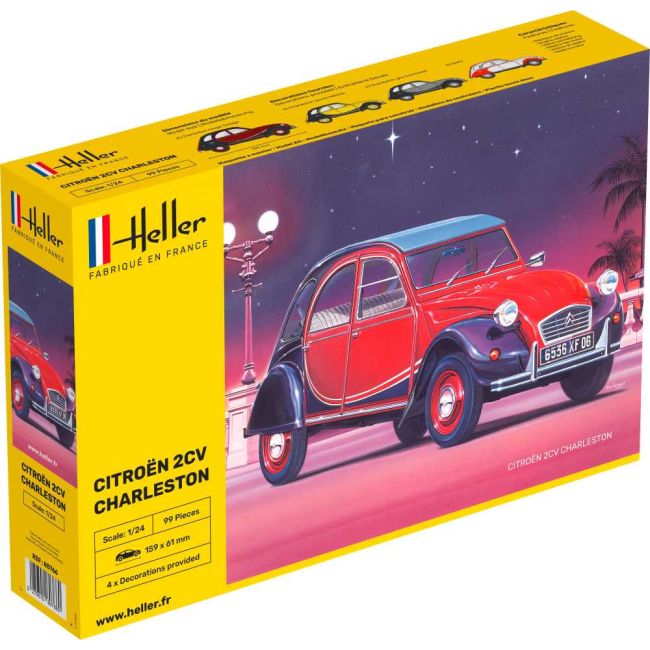 Heller 1/24 CITROËN 2CV CHARLESTON