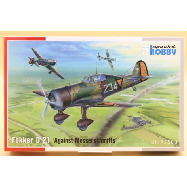 1/72 Fokker D.21 tegen Messerschmitts (Dogfight) Special Hobby 72500