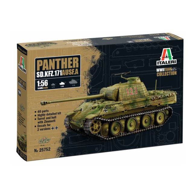 Italeri 1/56 SD. KFZ. 171 PANTHER AUSF. A 