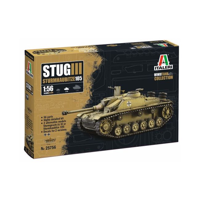 Italeri 1/56 SD. KFZ. 142/1 STURMGESCHÜTZ III 