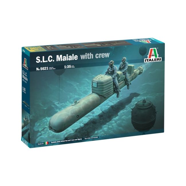 Italeri 1/35 S.L.C. MAIALE WITH CREW