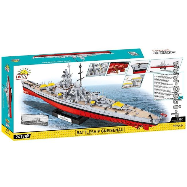 COBI WW2 4835 Battleship Gneisenau