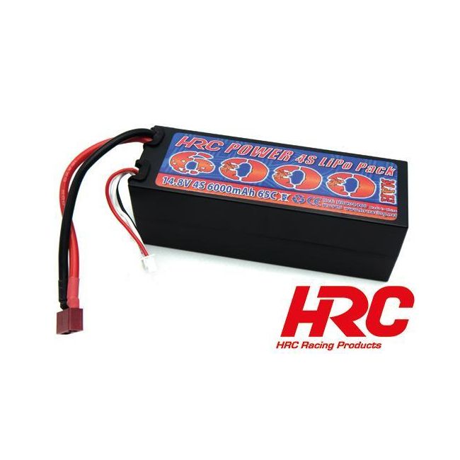 Battery - LiPo 4S - 14.8V 6000mAh 65C/110C - Hard Case - Ultra-T