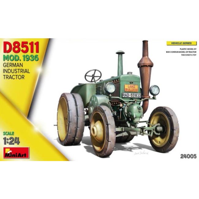 Miniart 1/24 GERMAN INDUSTRIAL TRACTOR D8511 MOD. 1936