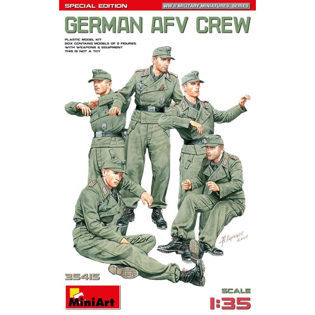 1/35 GERMAN AFV CREW WWII