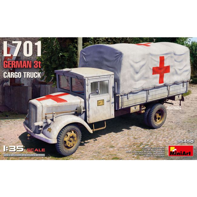 Miniart 1/35 GERMAN 3T CARGO TRUCK L701