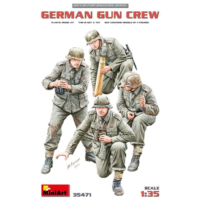 1/35 GERMAN GUN CREW (10/24) *