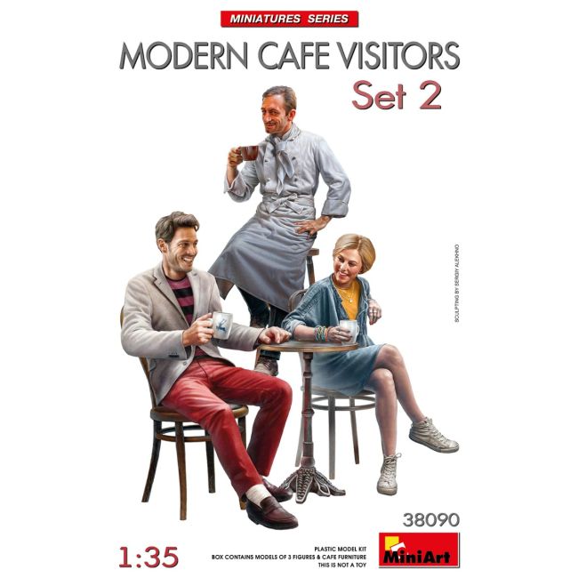 1/35 MODERN CAFE VISITORS SET 2