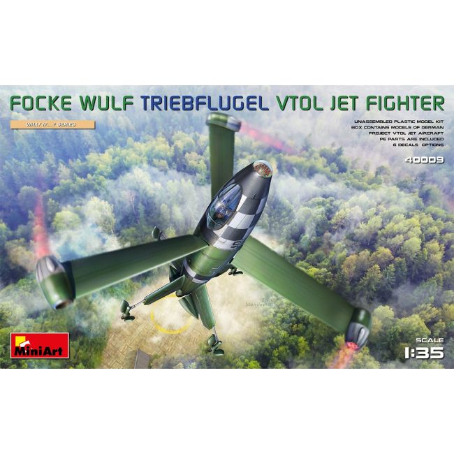 FOCKE-WULF TRIEBFLUGEL (VTOL) JET FIGHTER 1:35 (6/20) *