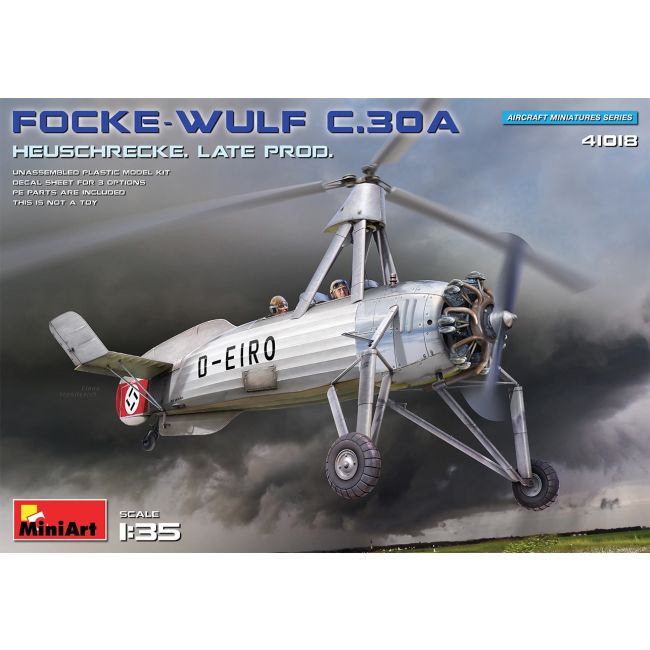 FOCKE-WULF FW C.30A HEUSCHRECKE. LATE PROD