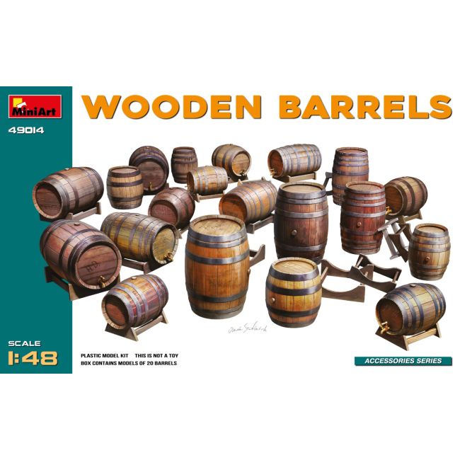 1/48 WOODEN BARRELS