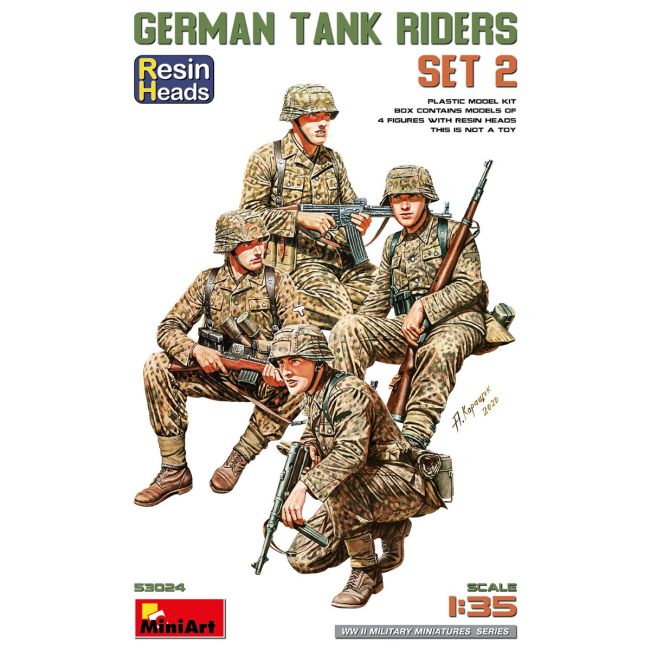 1/35 GERMAN TANK RIDERS SET 2 