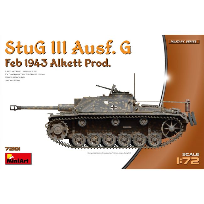 Miniart 1/72 STUG III AUSF. G FEB. 1943 ALKETT PROD