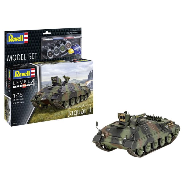 Model Set Raketenjagdpanzer Jaguar 1 Revell modelbouwpakket met basisaccessoires