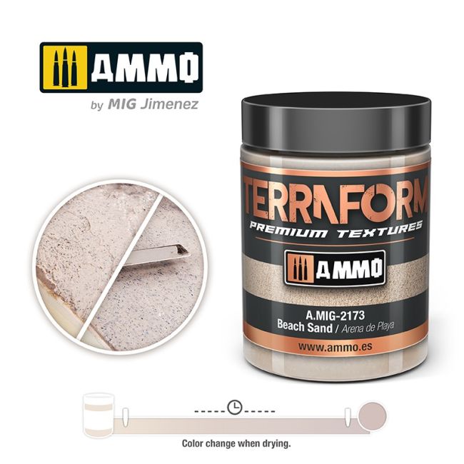 TERRAFORM BEACH SAND JAR 100 ML - Ammo Mig Jimenez