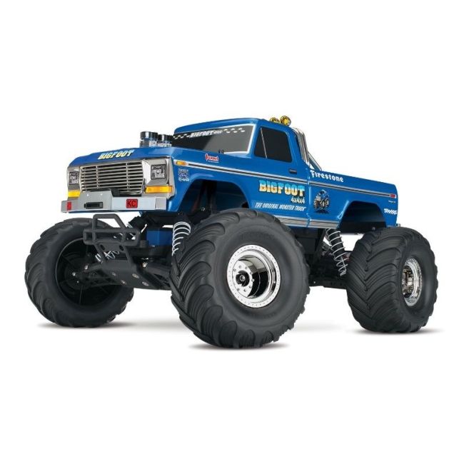 TRAXXAS BIGFOOT No.1  RTR +12V-Lader blauw