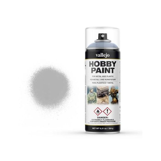 Vallejo Hobby Paint Spray Primer Premium Grey (400ml)