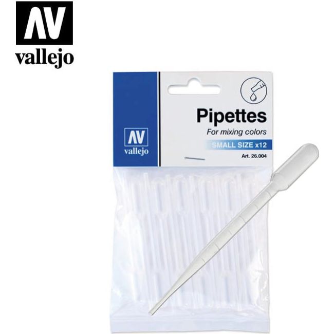 koop Vallejo Pipetten kleine maat (Small Size) (12 Stuks) by Vallejo for only € 2,99 in Gereedschap at Bliek Modelbouw, Bliek Modelbouw. Beschikbaar